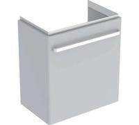 Geberit Renova Compact meuble sous lavabos, avec une porte, 55x60,4x36,7cm, gris clair, 862061000