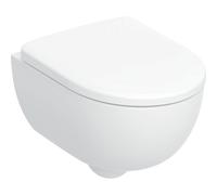 Geberit Renova Compact pack de WC suspendu cuvette profonde sans bride avec abattant à fermeture douce blanc 500.803.00.1