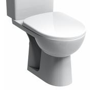 Geberit Renova - Cuvette sur pied à fond creux à poser avec Rimfree blanc avec KeraTect
