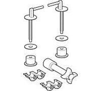 Geberit Renova jeu de charnières 598161000 blanc , pour siège WC