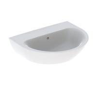 Geberit Renova lavabo 500659011 60 x 48 cm, blanc , sans trou pour robinetterie, avec trop-plein