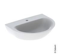 Geberit Lavabo Renova 500662011 65 x 50 cm avec trou pour robinetterie sans trop-plein blanc