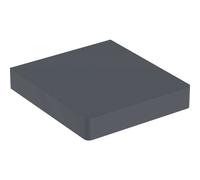 Geberit Renova Nr. 1 Comfort Plaque de recouvrement 270x50x300 mm, graphite mat, 808627, 808627000