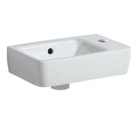 Geberit lavabo Renova Compact 276140600 blanc, KeraTect, 40 x 25 cm, avec trou à droite