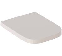 Geberit Siège de WC Renova Nr.1 Plan 500689011 design carré fixation par le haut charnières inox