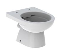 Geberit Renova à poser au sol WC 500480018 sortie horizontale, forme partiellement fermée, Rimfree, KeraTect/ blanc