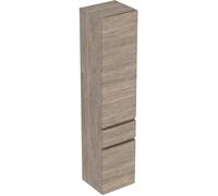 Geberit Renova Plan - Armoire avec 2 portes & 1 tiroir 390x1800x360mm walnut hickory/walnut hickory