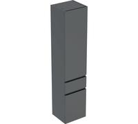 Geberit Renova Plan armoire haute 501923JK1 39x180x36cm, 2 portes, 1 tiroir, lave, laqué mat