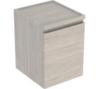 Geberit Renova Plan armoire d'appoint 501913001 40x55x44,5cm, 1 tiroir, noyer clair, feuille structurée