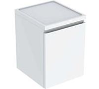 Geberit Renova Plan armoire latérale 501913011 40x55x44,5cm, 1 tiroir, blanc , laqué brillant