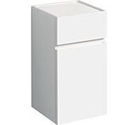 Geberit Renova Plan armoire latérale 501921011 39x70x36cm, 1 porte, 1 tiroir, blanc , laqué brillant