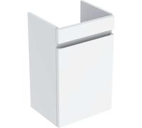 Geberit Renova Plan, meuble sous lavabo pour lave-mains, 1 porte, 38.5x66x31cm, 501902, Coloris: blanc / laquÃ© haute brillance - 501.902.01.1