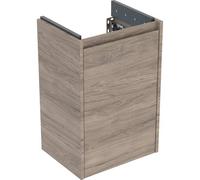 Geberit - Meuble sous-vasque Renova Plan 504021JR1 - 1 porte, façade noyer, structure bois mélaminé