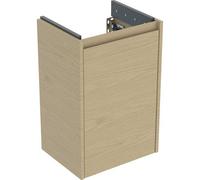Geberit Renova Plan Armoire sous lavabo, avec une porte, 40x60,6x31,1cm, 504.021.PS.1, Couleur: Chêne naturel / structure du bois mélaminé