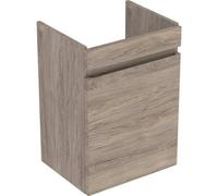 Geberit Meuble sous lavabo Renova Plan 501903JR1 1 porte 43,5x66x34,5cm Noyer hickory