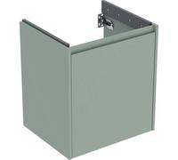 Geberit Renova Plan armoire sous lavabo, avec une porte, 54,6x60,6x44,6cm, 504.024.IK.1, Couleur: vert sauge / laqué satiné