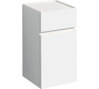 Geberit Renova Plan armoire latérale 501921011 39x70x36cm, 1 porte, 1 tiroir, blanc , laqué brillant