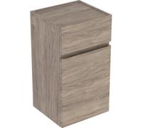 Geberit Renova Plan armoire d'appoint 501921JR1 39x70x36cm, 1 porte, 1 tiroir, noyer, feuille structurée