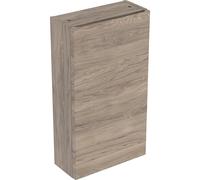 Geberit Renova Plan armoire suspendue avec 1 porte, 39x76x17cm, 501920, Coloris: Noyer hickory / feuille structurÃ©e - 501.920.JR.1