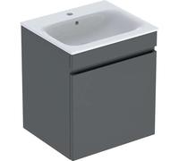 Geberit Renova Plan meuble lavabo 501914JK1 55x62,2x48cm, corps/façade lave mat/vasque blanc