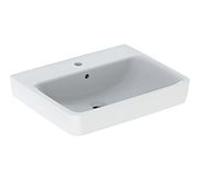 Geberit Renova Plan lavabo 501636001 60x48cm, trou pour robinetterie au milieu, avec trop-plein, blanc