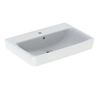 Geberit Renova Plan lavabo 501644001 70x48cm, trou de robinetterie au milieu, avec trop-plein, blanc