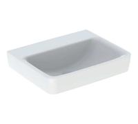 Geberit Lavabo Renova Plan 501635008 55x44 cm sans trou, sans trop-plein blanc KeraTect