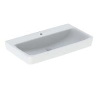Geberit Renova Plan lavabo 501699001 85x48cm, trou pour robinetterie au milieu, sans trop-plein, blanc