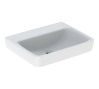 Geberit Renova Plan, lavabo à poser, 60x48 cm, sans trou pour robinetterie, sans trop-plein, 501722, 501.722.00.8, Couleur: blanc/KeraTect