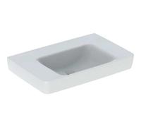 Geberit Renova Plan lavabo 501697008 75x48cm, sans trou pour robinetterie, sans trop-plein, espace de rangement, blanc KeraTect