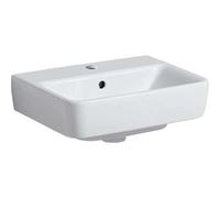 Geberit Renova Plan, lave-mains, 45x34 cm, 1 trou pour robinet, avec trop-plein, 501624, 501624008, Couleur: blanc/KeraTect - CM