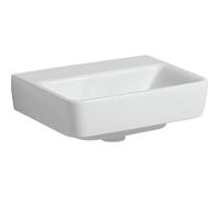 Geberit Renova Plan - Lavabo 450x340mm sans trous de robinetterie sans trop-plein blanc sans revêtement