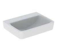 Geberit Renova Plan lave-mains 501631001 50x38cm, sans trou pour robinetterie, sans trop-plein, blanc