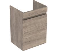 Geberit Renova Plan meuble sous-vasque 501903JR1 43,5x60,5x34,5cm, 1 porte, noyer, film texturé
