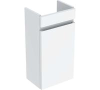 Geberit Meuble sous lavabo Renova Plan avec porte portée réduite 31,4x60,5x22 cm blanc laqué