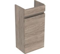 Geberit Renova Plan meuble sous lavabo, avec une porte, portée réduite, 31,4x60,5x22cm, 501901JR1, Couleur: Noyer hickory / feuille structurée - CM