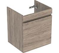 Geberit Armoire sous lavabo Renova Plan tiroir + tiroir intérieur, Noyer hickory, feuille structurée
