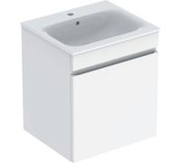 Geberit Renova Plan meuble lavabo 501914018 55x62,2x48cm, corps/façade blanc brillant, lavabo blanc /KeraTect