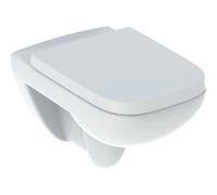 Geberit Renova Plan set mural WC avec siège WC 500817001 sans rebord, carré, blanc