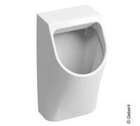 Geberit Renova urinoir Plan 235100600 blanc KeraTect, entrée/sortie à l'arrière