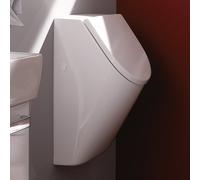 Geberit Renova urinoir Plan 235120600 blanc KeraTect, avec couvercle, entrée/sortie à l'arrière