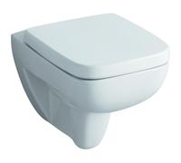 Geberit Renova plan WC suspendu - avec abattant - 54cm - avec rebord de rinçage - évacuation profonde - blanc SW417156/SW401261