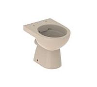 Geberit Renova WC à fond creux 500798001 sortie horizontale, forme partiellement fermée, Rimfree, Bahama beige