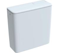 Geberit - Réservoirs de Chasse WC apparent Geberit AP128, rinçage interrompable, alimentation latérale ou à l'arrière au centre : Blanc alpin -
