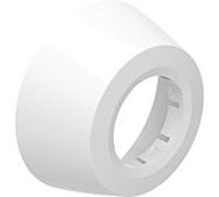 Geberit rosace murale 241508211 chromée brillante, d = 40 / 85mm, H 37mm, profonde, plastique, blanc