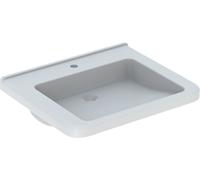 Geberit Selnova Comfort Square lavabo 65x55 cm rectangulaire classique pour les handicapés blanc 500.789.01.7