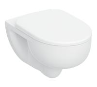 Geberit Selnova cuvette wc avec abattant à descente lente suspendue sans bride avec vortex blanc brillant 503.083.00.1