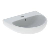 Geberit Selnova lavabo 55x44 cm semi-circulaire classique blanc brillant 500.315.01.7