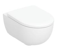 Geberit Selnova Premium cuvette wc avec abattant à descente lente suspendue sans bride avec vortex blanc brillant 503.197.00.1