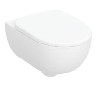 Geberit Selnova Premium ensemble cuvette + abattant suspendue sans bride blanc brillant 501.991.00.1